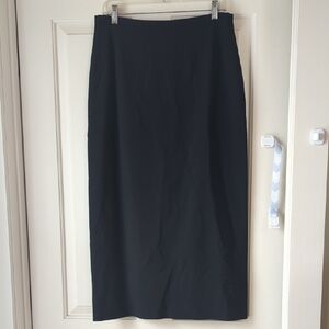 Vintage 90s Black Pencil Skirt